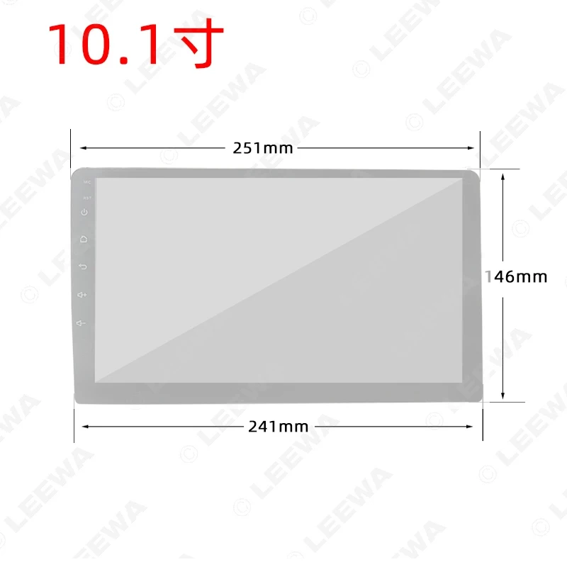 LEEWA-ڵ ׷ 10.1  ũ ٸ  , MG ZS 2Din DVD ÷̾    г  ŰƮ  CA6580