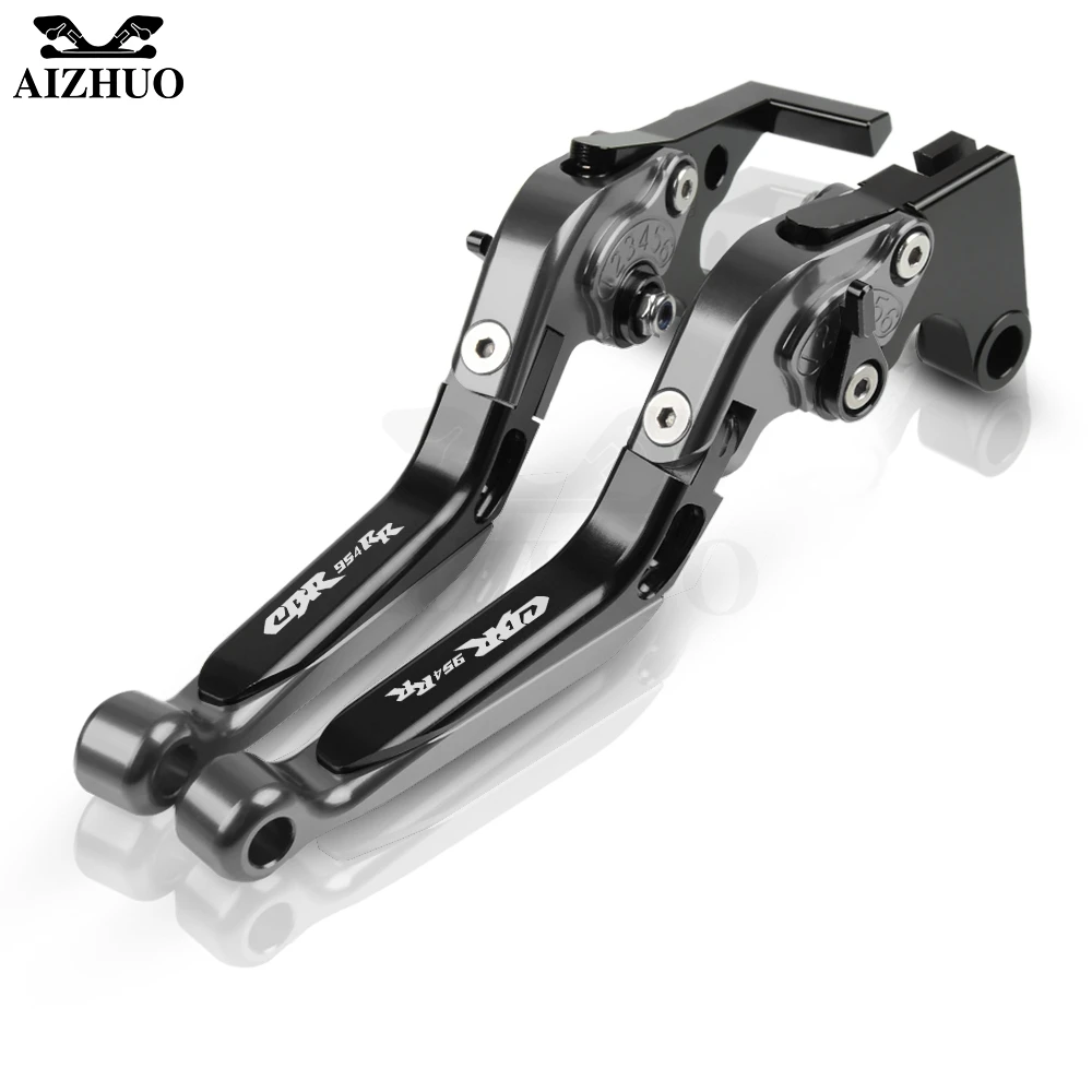 CBR954RR CNC регулируемые аксессуары для мотоциклов Рычаги Тормозная система сцепления для Honda CBR954RR CBR 954 RR CBR954 RR 954RR 2002 2003 - Цвет: M