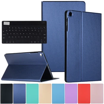 

Case For Samsung Galaxy Tab A 10.1 inch T510 T515 2019 Tablet Flip Cover Folio Case With Wireless Keyboard SM-T510 SM-T515