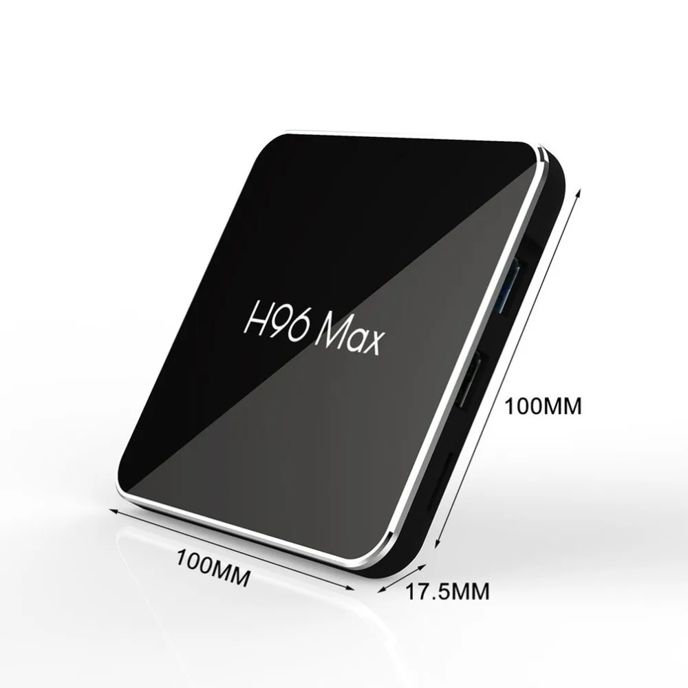 H96max-X2 ТВ-приставка 4 ГБ 32 ГБ смарт-приставка 2,4G/5G Android 8,1 система с Blutooth