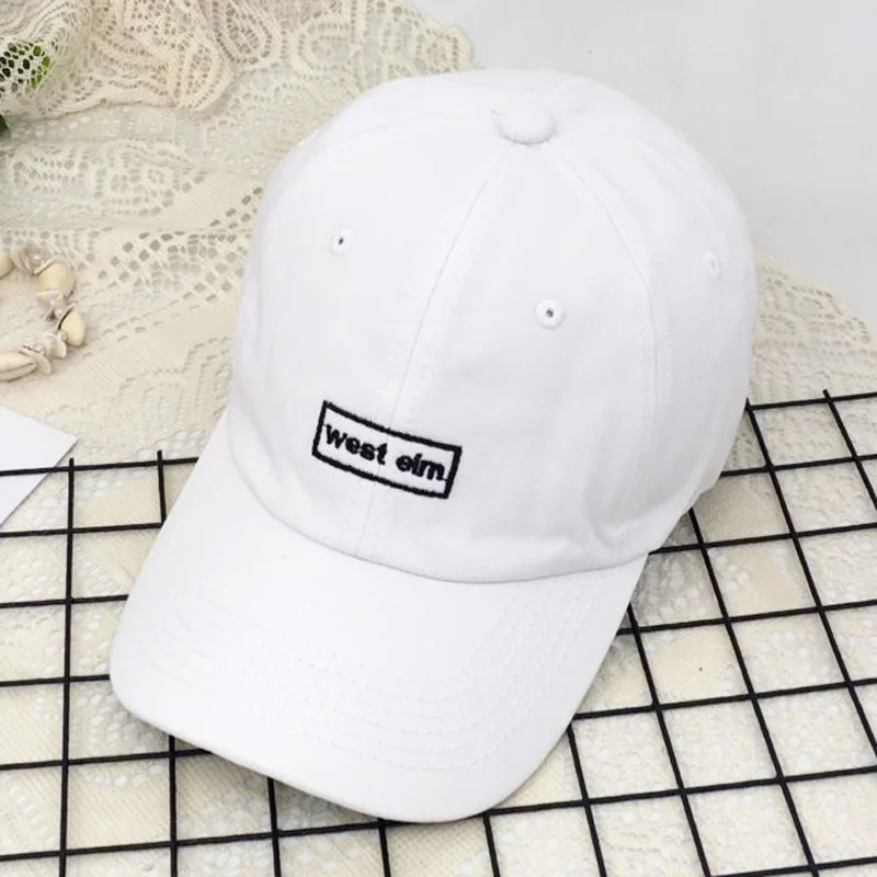 Hot Sale Letter West Elm Embroidery Adjustable Hats Baseball caps Hip Hop for Men And Women Street Casual Unisex hat Wholesale