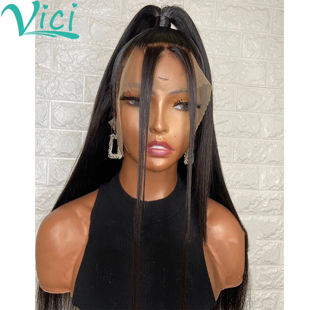 

13x6 Brown Lace Front Wig Straight Human Hair Wigs Pre Plucked Lace Wig With Baby Hair Natural Hairline For Black Women Glueless