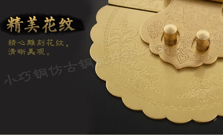 caixa de caixa de cobre puro mala