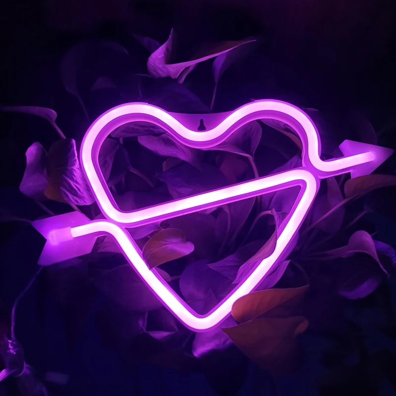 

Neon Light Lightning Led Neon Wall Light Battery and USB Operated Lightning Neon Lights for The Home Kids Room Bar Party Wedding