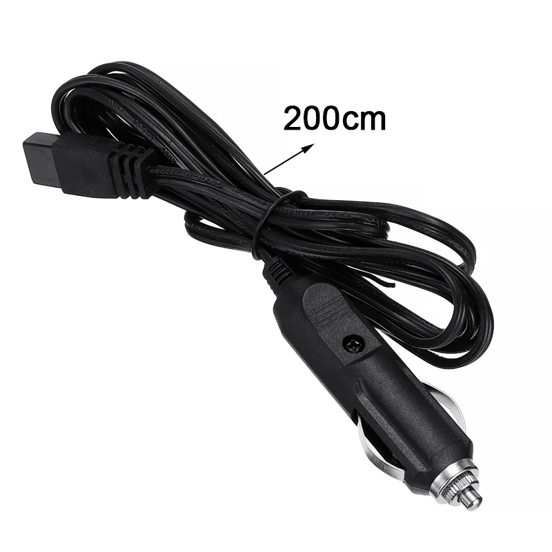 2M Power Cable Line Cord Cigarette Lighter Plug Fit for Car