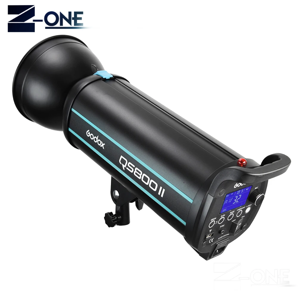 US $349.00 Godox QS800II 800Ws GN90 Professional Studio Strobe With BuiltIn Godox 24G Wireless X System Offers Creative Shooting
