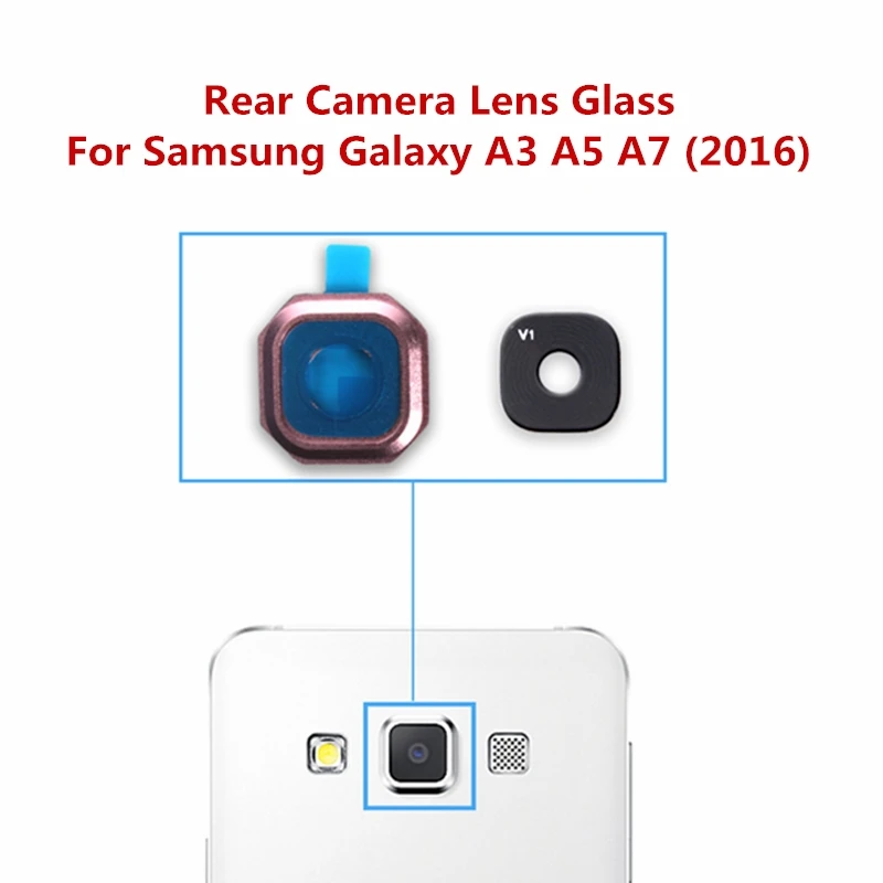 Rear Camera Lens Glass For Samsung Galaxy A3 A310 A5 A510 A7 A710 2016
