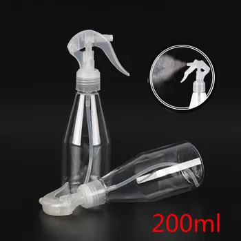 

200ml Portable Plastic Spray Bottle Transparent Makeup Moisture Atomizer Pot Fine Mist Spray Bottles Alcohol Disinfection Tools