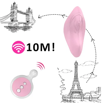 Wireless Remote Control Panty Vibrator Invisible Vibrating Egg Clitoral Stimulator Portable Sex Toys for Woman Adult Sex Machine 4