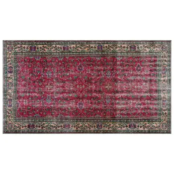 

Handmade Natural Vintage Turkish Area Rug 170x298 Cm-5'7''X9'9''