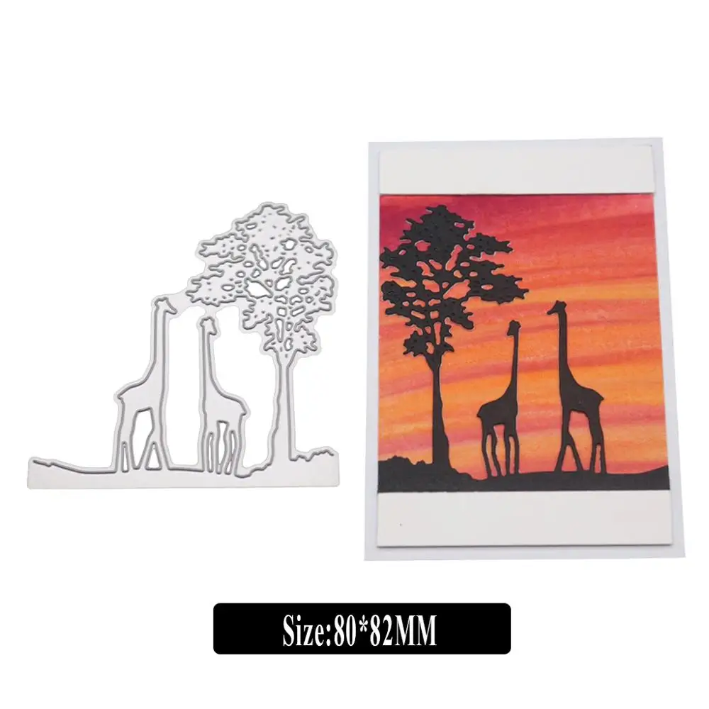 Cute Animal Cutting Dies for Card Making URYKE Die Cuts Stencil Metal Pattern Template DIY Embossing Scrapbooking New 2019 | Дом и сад