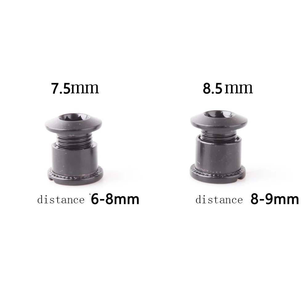 TRACK BOLT SET 5BOLTS STEEL BLACKトラック用チェーンリング