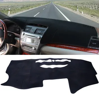 

DWCX Polyester Sun Shade Dash Mat Pad Dashmat Dashboard Protector Carpet Cover Fit For Toyota Camry 2007 2008 2009 2010 2011 LHD