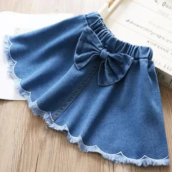 

2020 New Style Girls Denim Bow Skirt Summer Fashion Girls Skirts 2-7t PY+74