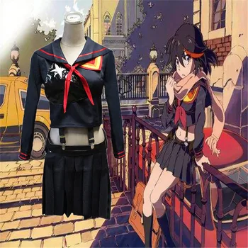 

KILL la KILL Ryuko Matoi Cosplay Costumes Japanese Anime Party Halloween Costume For Women Girls Dress Custom Made