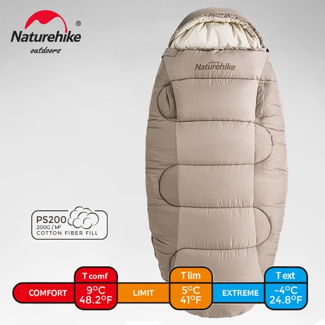 Naturehike Sleeping Bag PS300 Cotton Sleeping Bag Outdoor Winter