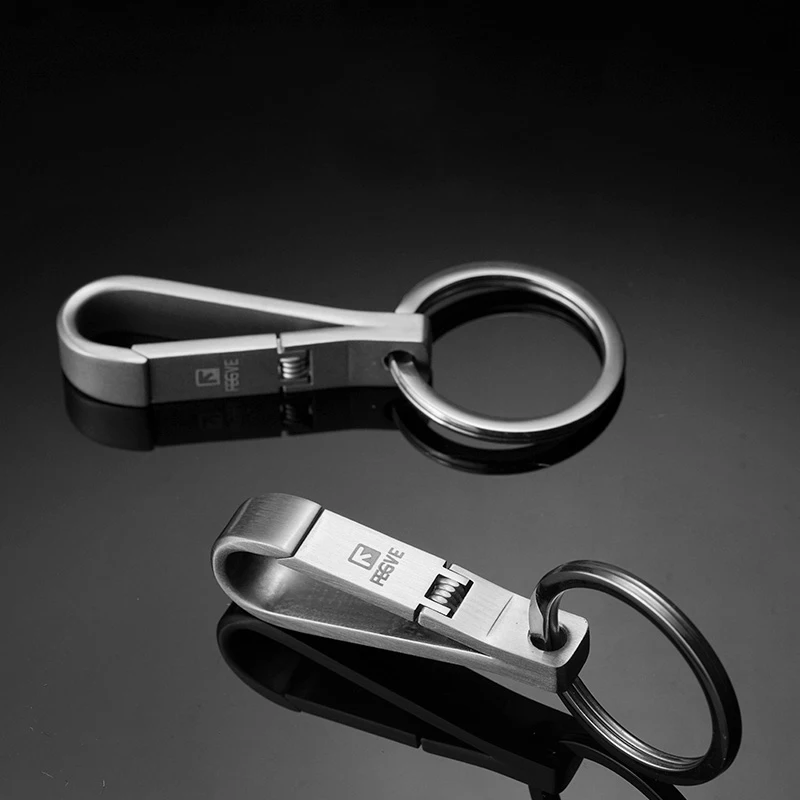 304 Stainless Steel Car Keychain Men Simplicity Key Chain Creativity Key Ring Holder Bag Charm Pendant Trinket Accessories Gift