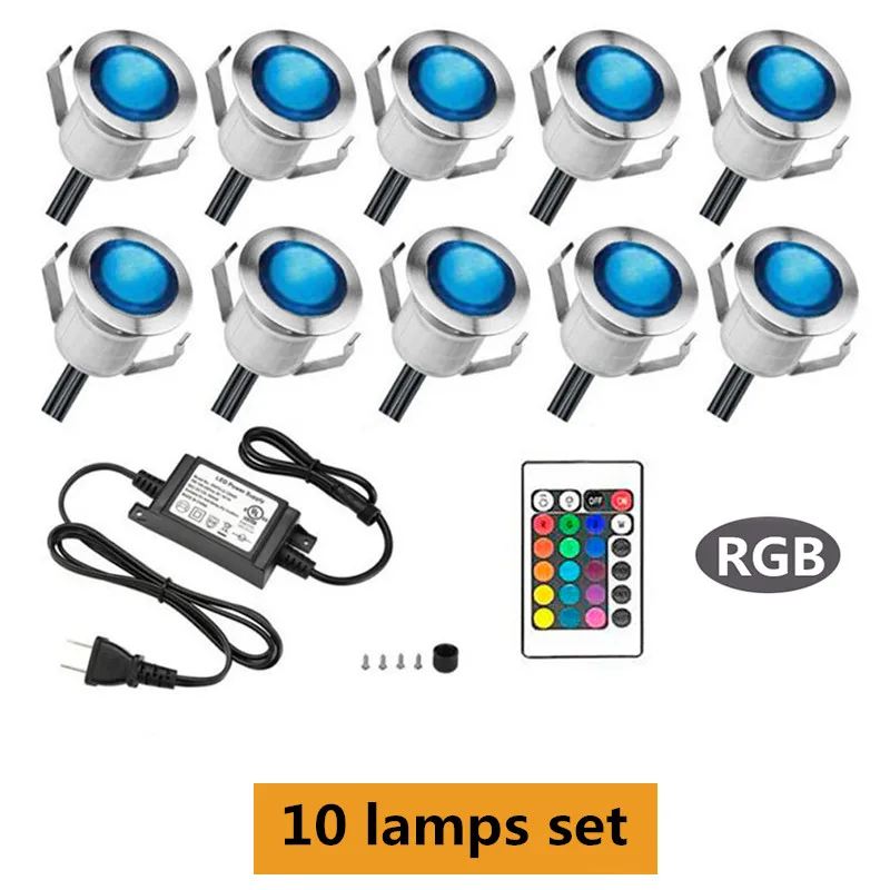 RGB 10 Lamps Set