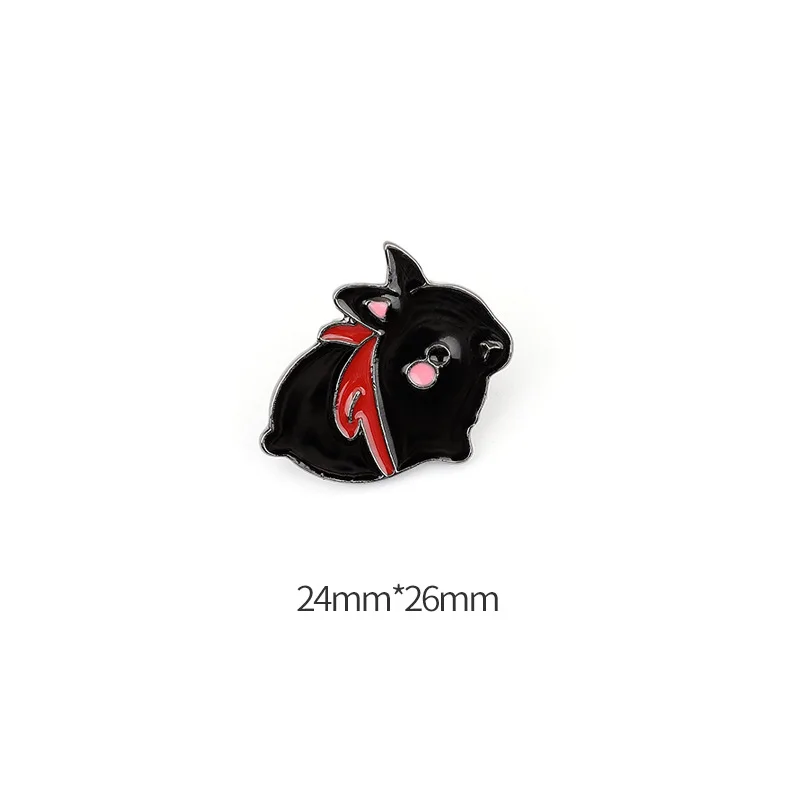 Grandmaster of Demonic Cultivation Chen Qingling Wei Wuxian Lan Wangji Rabbit Jeans Brooch Badge Pin Cosplay Prop Accessory