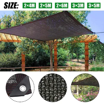 

New Sun Shade Sail Awning Sunshade Protection Cloth Square Rectangle Outdoor Garden Plant Greenhouse Cover Sun Shelter Car Cover