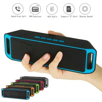 

Wireless Outdoor Mobile Phone Speaker Sc208 Computer Mini Dual Speaker Portable Small Audio Car Subwoofer