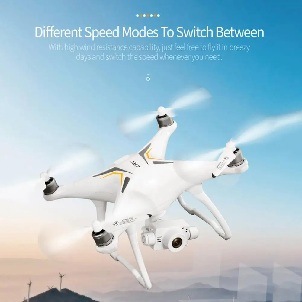 Новинка 2019 профессиональный складной мини Дрон JJR/C X6 с GPS флэш камерой Wi Fi FPV и HD