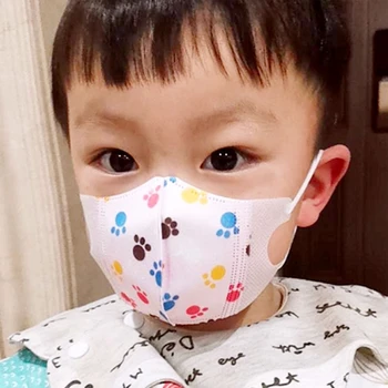 

0-3 Years old Disposable Melt-blown 4-layered Protection Dustproof Face Mask, Random Color Delivery