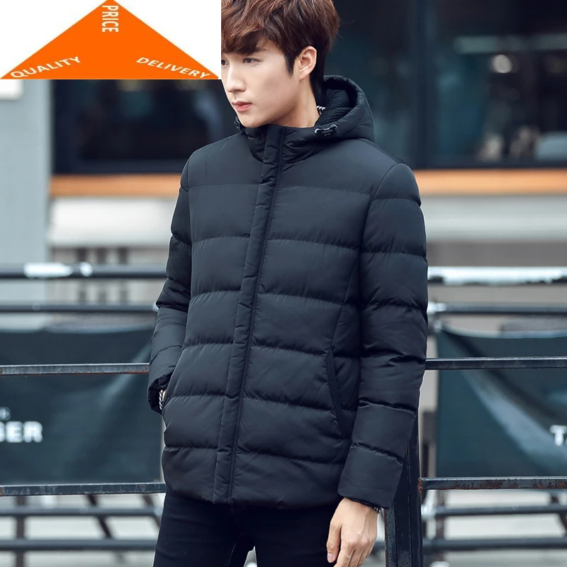 Куртка мужская зимняя одежда 2020 Корейская уличная Толстая теплая парка пальто