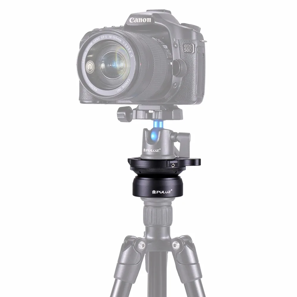 PULUZ 3/8 Inch Thread Dome Panoramic Tripod Head Professional Leveling Base With Bubble Level Standard Screws | Электроника