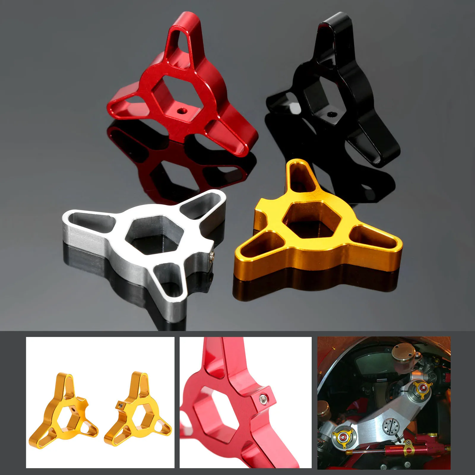 Yetaha 2 Pcs Motorcycle 14mm 17mm 19mm 22mm CNC Racing Front Fork Preload Adjusters For Kawasaki Yamaha Suzuki Honda Ducati | Автомобили и