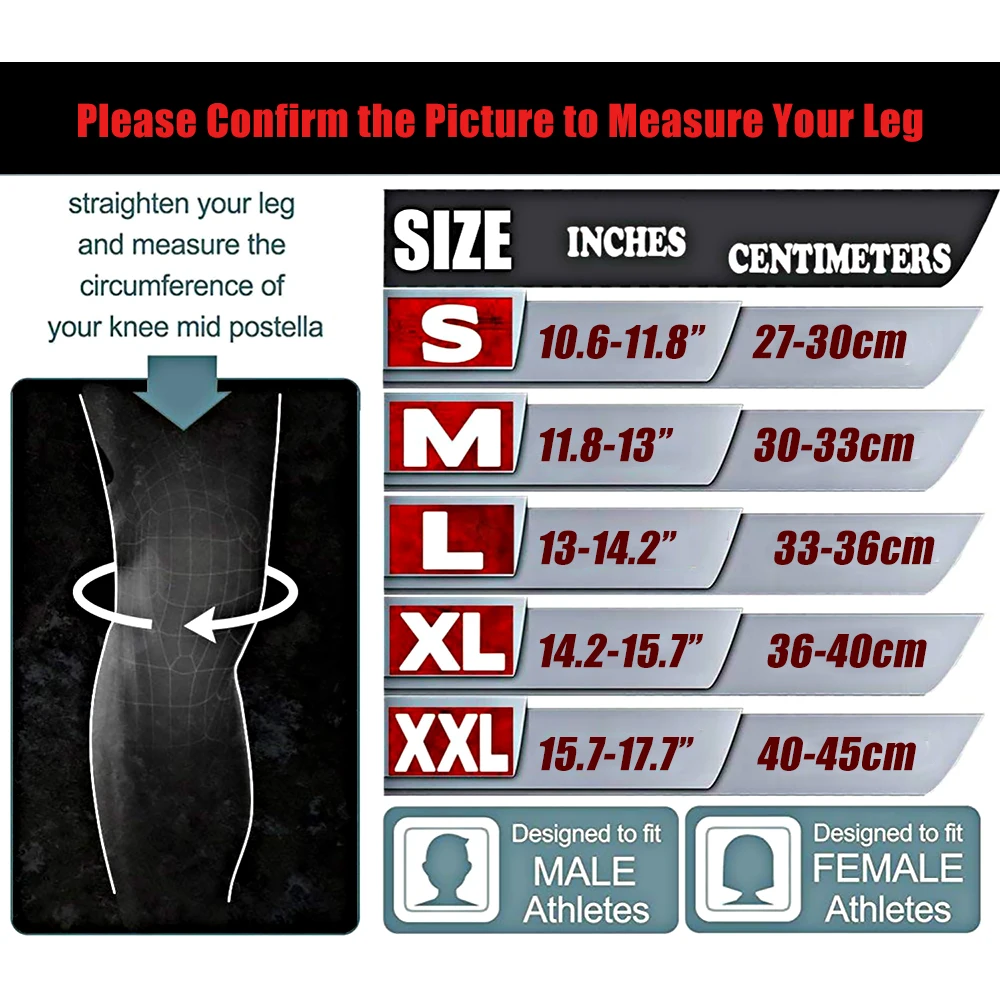 2Pcs Women Men Teens Compression Neoprene Sport Knee Pads Weightlifting Squat Crossfit Training Knee Brace Support
