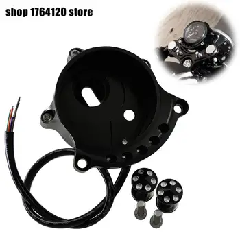 

Motorcycle Instrument Holder Mounting Cafe Speedometer Bracket For Harley Sportster XL883 1200 72 Iron Superlow Roadster 2014-18