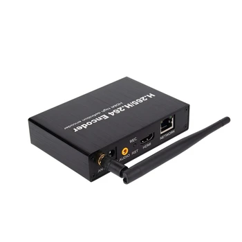 

H.265 H.264 HDMI Video o Wifi Encoder Network TV TF Storage HDMI Encoder H.265 for Live Streaming Broadcast(EU Plug)