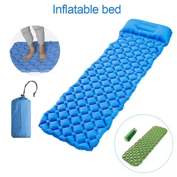 

Car Inflatable Bed Portable Waterproof Moistureproof Folding Picnic Mat Sleeping Mat Inflatable Cushion Car Accessories Dropship