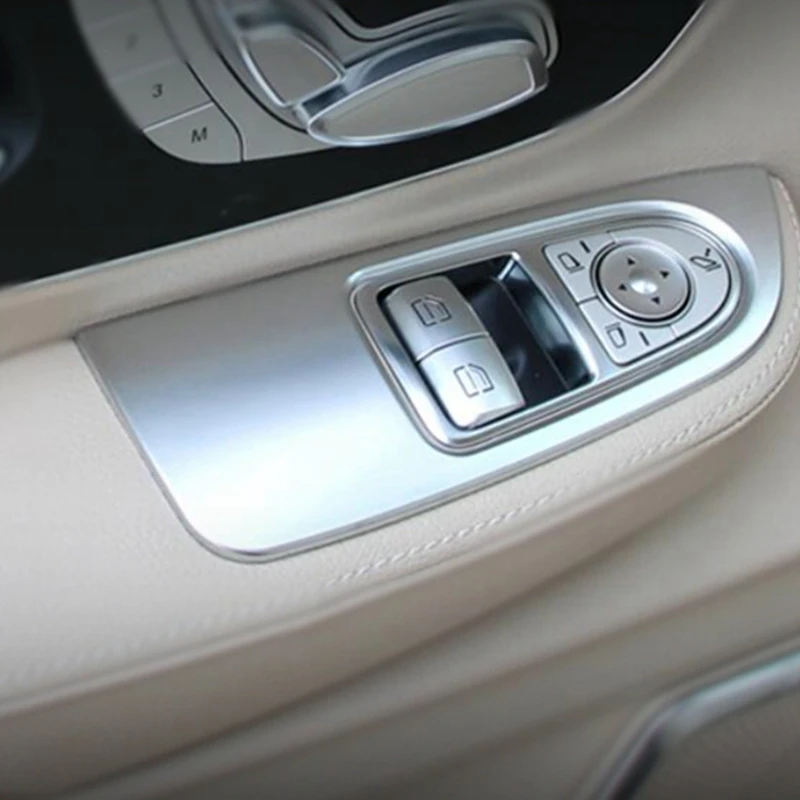 Для Mercedes-Benz V Class V260 W447 Передняя Автомобильная дверная ручка держатель стеклоподъемник кнопка переключатель Крышка отделка