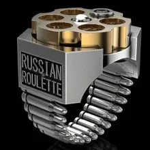 Anneau d'auto défense, armes personnelles, Roulette russe créative en forme de balle, anneau Punk Style galvanoplastie