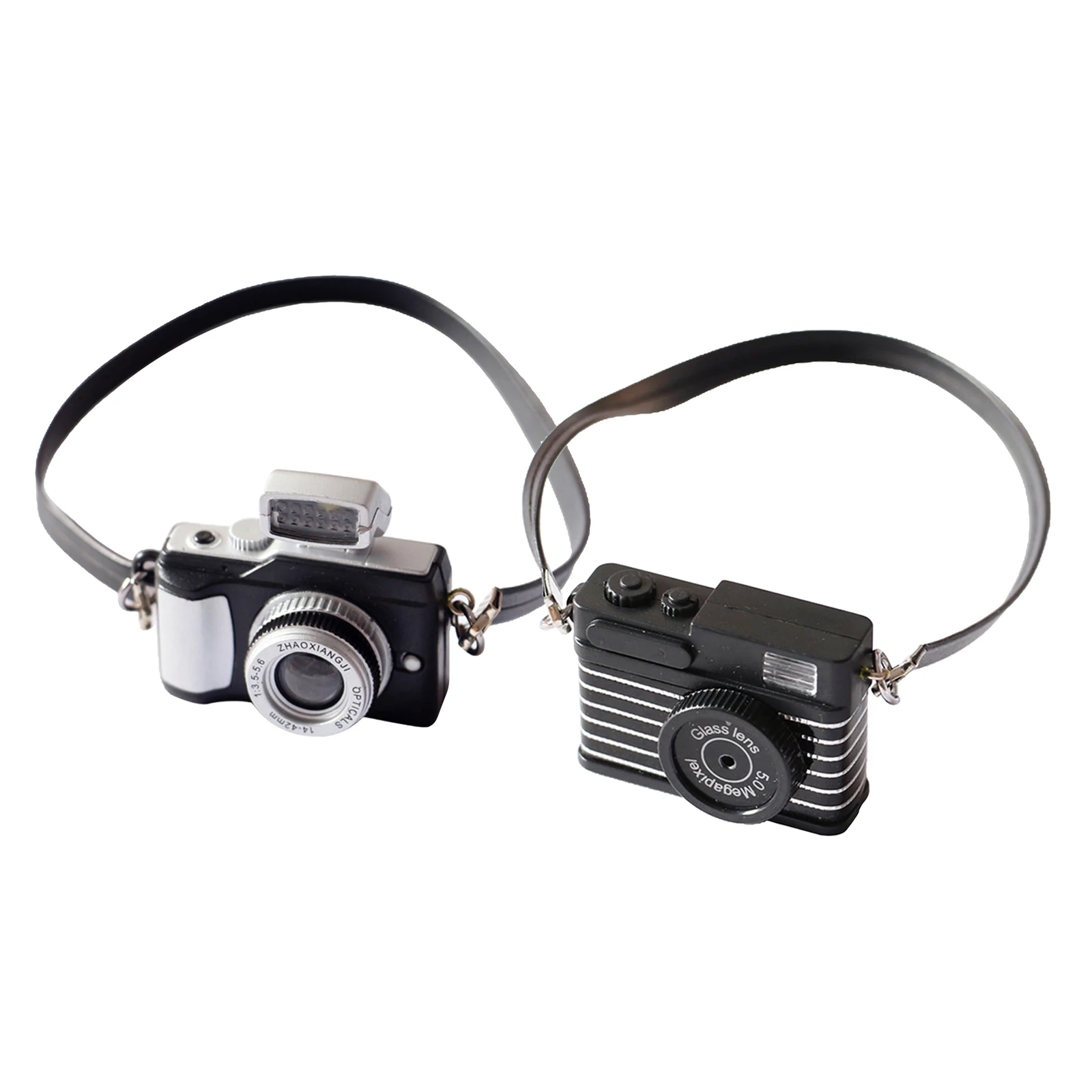 Details about   Miniature Digital Camera Black Mini SLR Toy Dollhouse Gift Accessory 