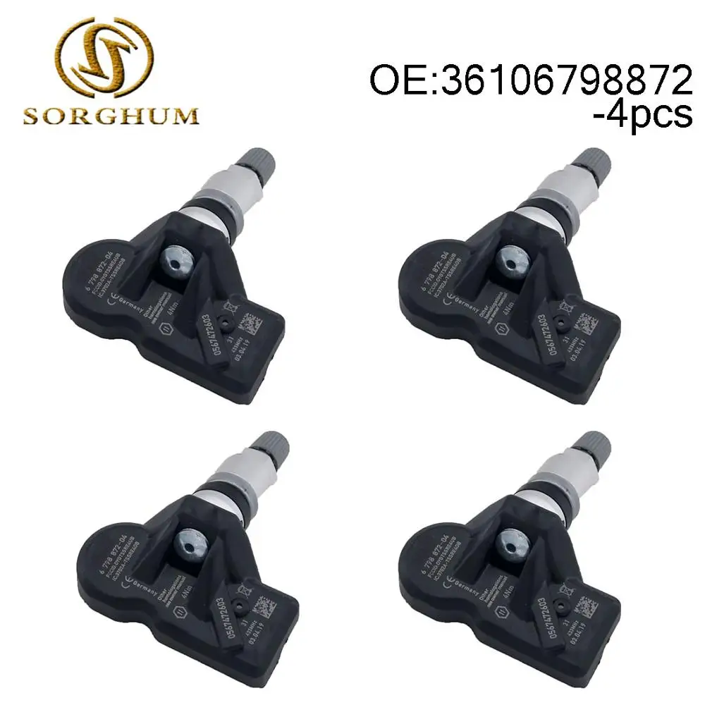 

4pcs 36106798872 TPMS Tire Pressure Monitor Sensor Fits for BMW ROOLS ROYCE