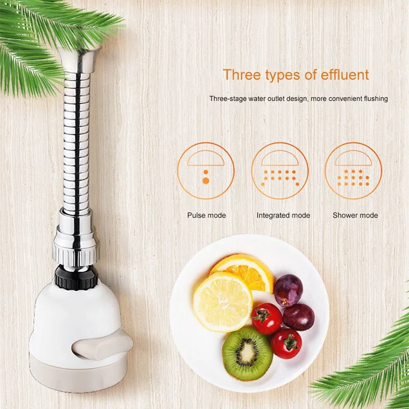 

Faucet Extension Kitchen Bath Flexible Faucet Extension Sprayer Turbo Sink Faucet Sprayer Jet Stream 360 Rotating Accessories