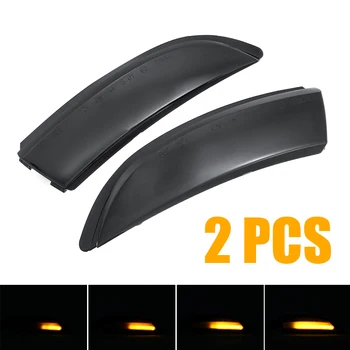 

2pcs Amber Dynamic Led Side Door Wing Mirror Indicator Light Car Turn Signal Lamp Fit For Ford Fiesta Mk7 B-Max 2008 - 2017