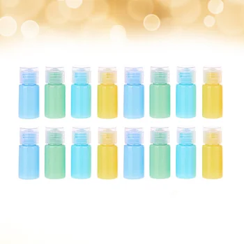 

20Pcs 10ML Portable Travel Bottles Flip-cover Storage Bottles Cosmetic Lotion Dispensing Bottles (Blue Green Cyan Yellow 5 Each)