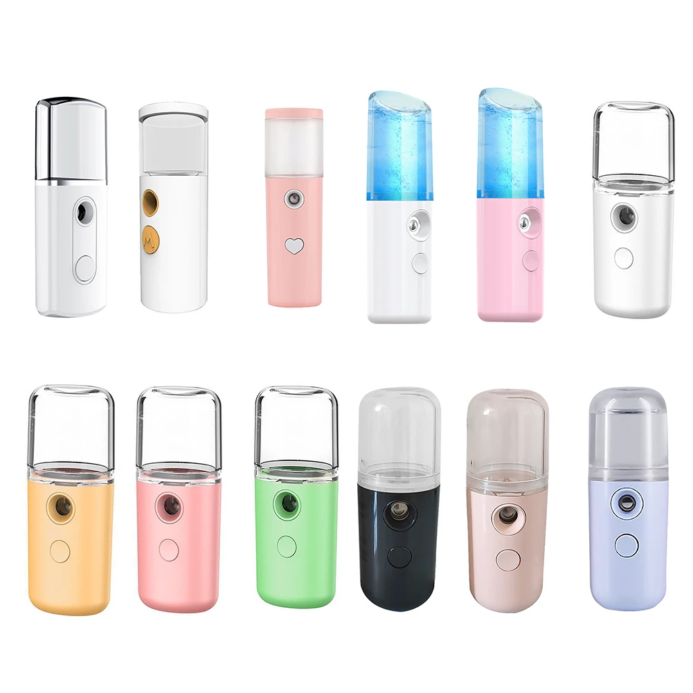 

30ml Mini Nano Facial Sprayer USB Nebulizer Face Steamer Humidifier Beauty Skin Care Tools Home Liquid Air Fresheners Girls Care