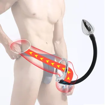 Penis Rings Anal Plug Sex Toys for Men Gay Prostate Massager Buttplug Mens 3 Pcs Set Metal Butt Plug Stainless Steel 18+ Bdsm 2