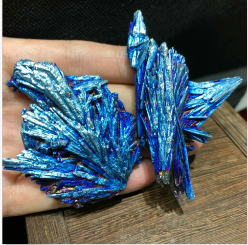 Natural Quartz Crystal Rainbow Titanium Cluster VUG Mineral Specimen Healing