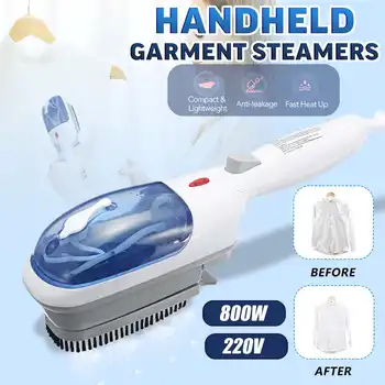 

Portable Garment Steamer Handheld Electric Steam Iron For Home Travelling Fabric Clothes Cleaning Brush Underwear Steamer Iron