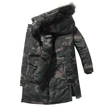 

90% Down Jackets 2020 Man Warm Winter Brand Jacket Luxury Detachable Fur Collar Turtleneck Windproof Concise Comfortable Cuffs