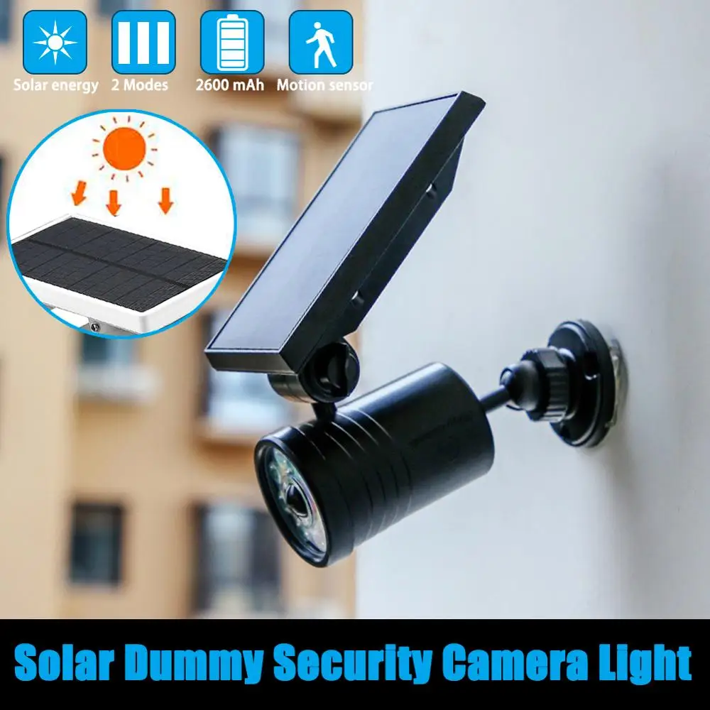 

Simulation Camera Solar Body Sensor Garden Lamp Searchlight Spotlights Waterproof Garden Pathway Wall Lights