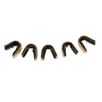 

(Set of 5 pcs) Bowstring Nocks Protect Buckle Clips Nocking Point Hunting - Copper