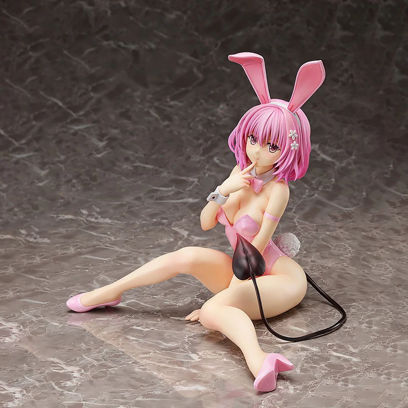 FREEing чтобы люблю золотую темноту Momo Belia Deviluke Bunny Ver. ПВХ фигурка Аниме Сексуальная