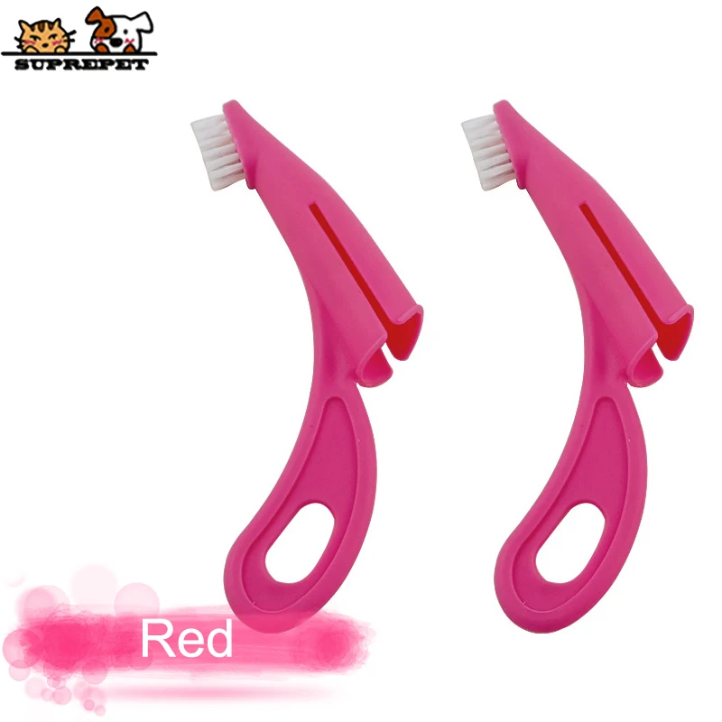 Мягкая зубная щетка для собак SUPREPET ухода за зубами и собаками пластиковая товары